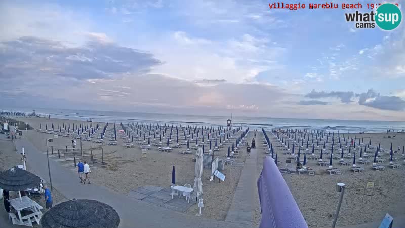 Der Strand Villaggio Mare Blu webcam Bibione Pineda – Italien