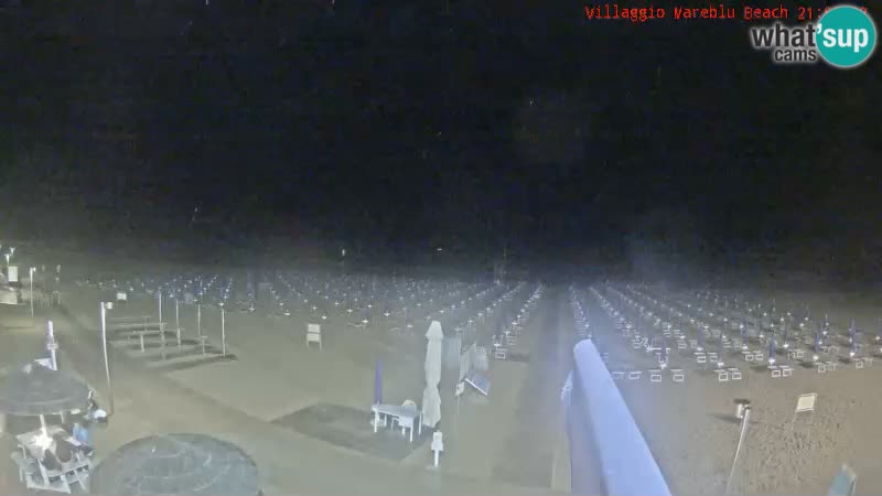 Spiaggia Webcam Villaggio Mare Blu Bibione Pineda