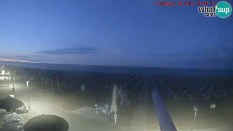 Der Strand Villaggio Mare Blu webcam Bibione Pineda – Italien