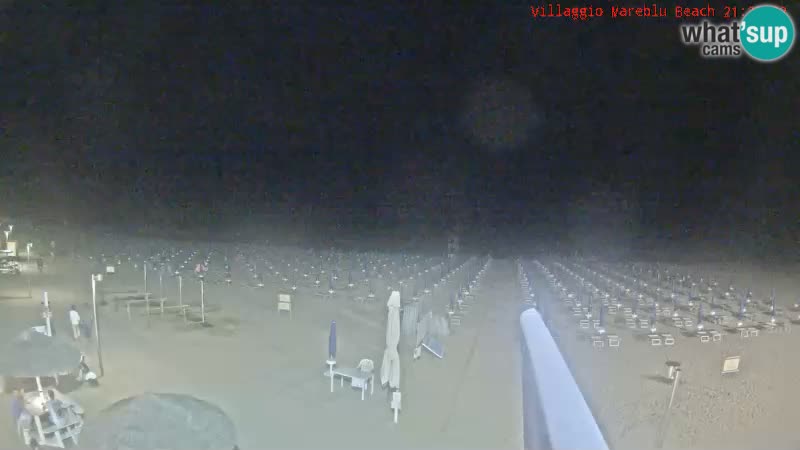 Spiaggia Webcam Villaggio Mare Blu Bibione Pineda
