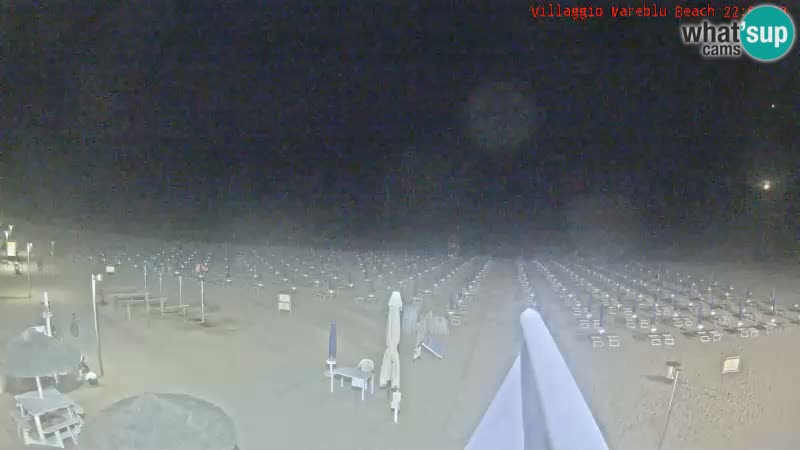 Web kamera uživo na plaži Villaggio Mare Blu Bibione Pineda – Italija