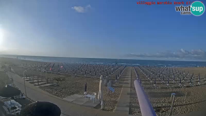 The beach Livecam Villaggio Mare Blu Bibione Pineda – Italy