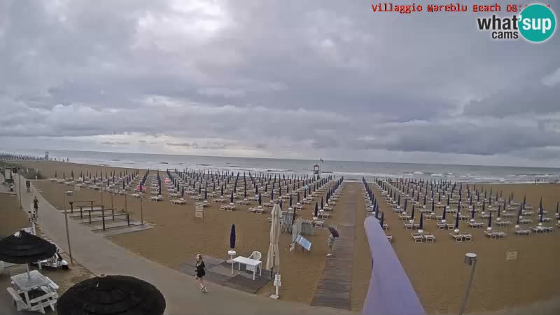 Der Strand Villaggio Mare Blu webcam Bibione Pineda – Italien