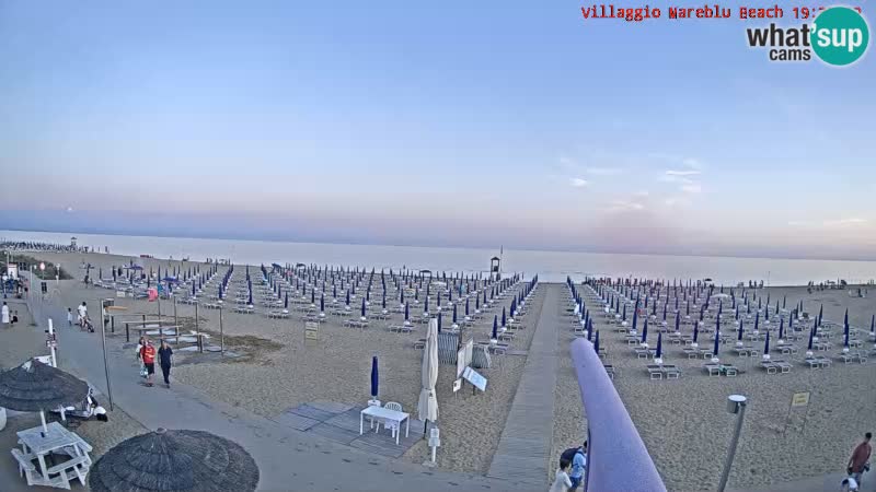 The beach Livecam Villaggio Mare Blu Bibione Pineda – Italy