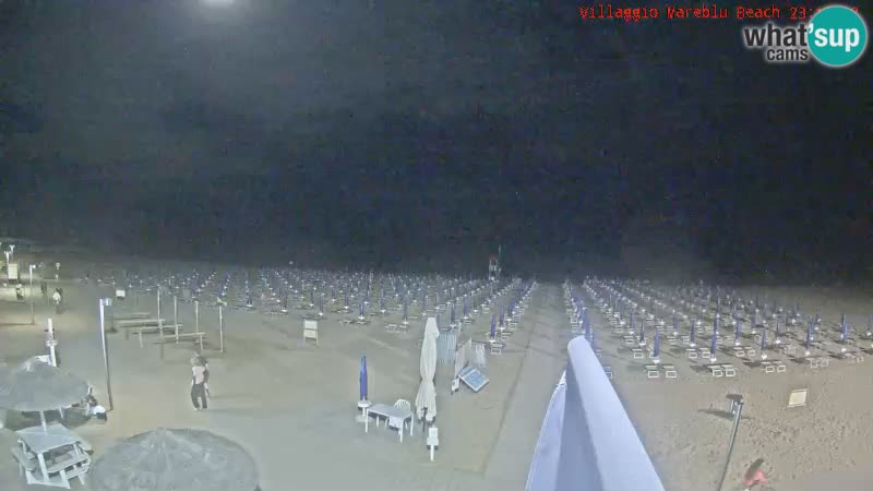 Spiaggia Webcam Villaggio Mare Blu Bibione Pineda