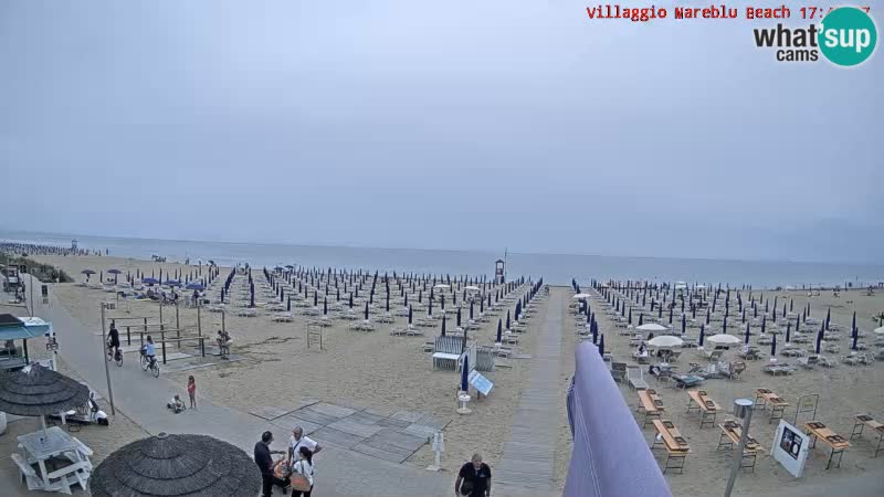 The beach Livecam Villaggio Mare Blu Bibione Pineda – Italy