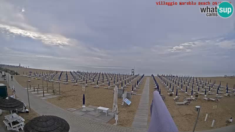 Der Strand Villaggio Mare Blu webcam Bibione Pineda – Italien