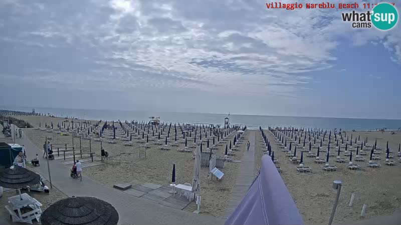 Der Strand Villaggio Mare Blu webcam Bibione Pineda – Italien