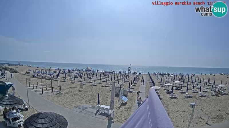 The beach Livecam Villaggio Mare Blu Bibione Pineda – Italy