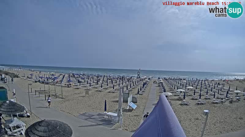 Web kamera uživo na plaži Villaggio Mare Blu Bibione Pineda – Italija