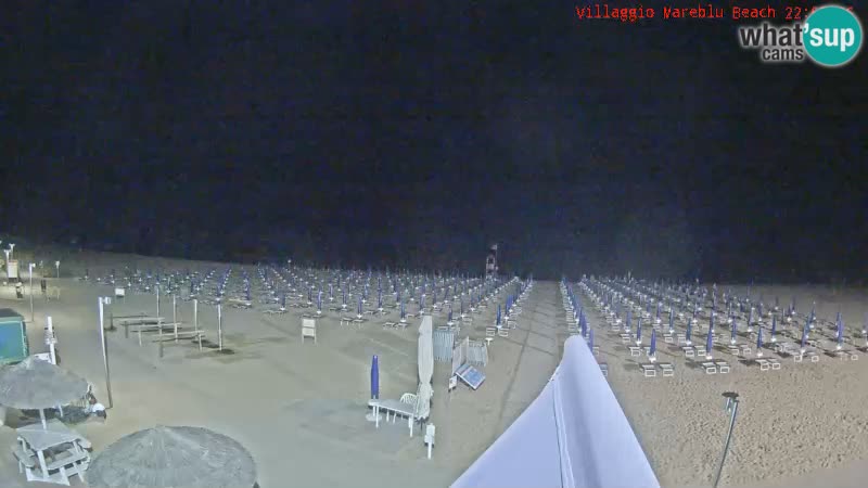 The beach Livecam Villaggio Mare Blu Bibione Pineda – Italy