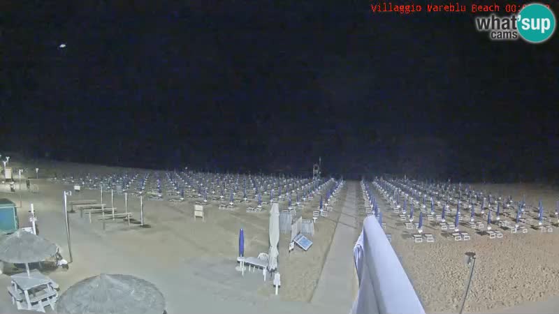 The beach Livecam Villaggio Mare Blu Bibione Pineda – Italy