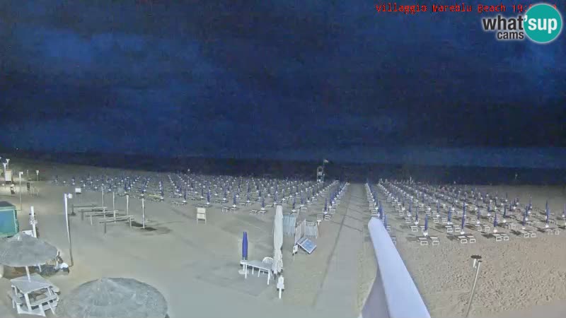 Playa webcam en vivo Villaggio Mare Blu Bibione Pineda – Italia