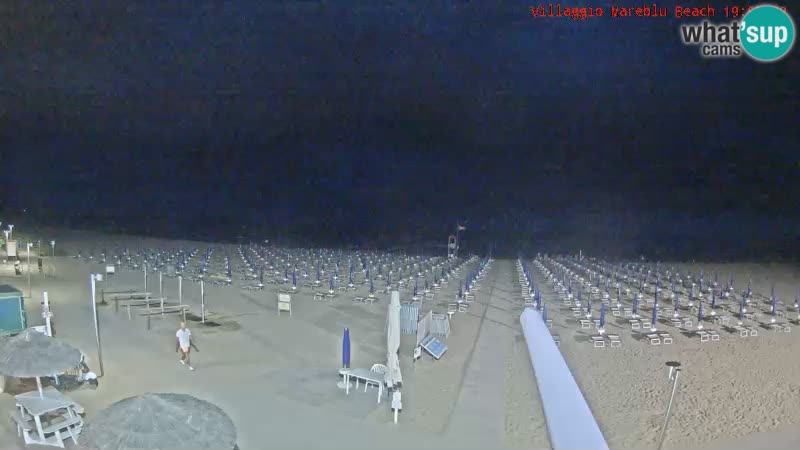 The beach Livecam Villaggio Mare Blu Bibione Pineda – Italy