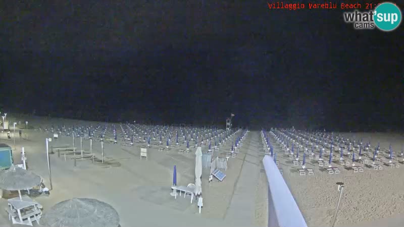 Web kamera uživo na plaži Villaggio Mare Blu Bibione Pineda – Italija