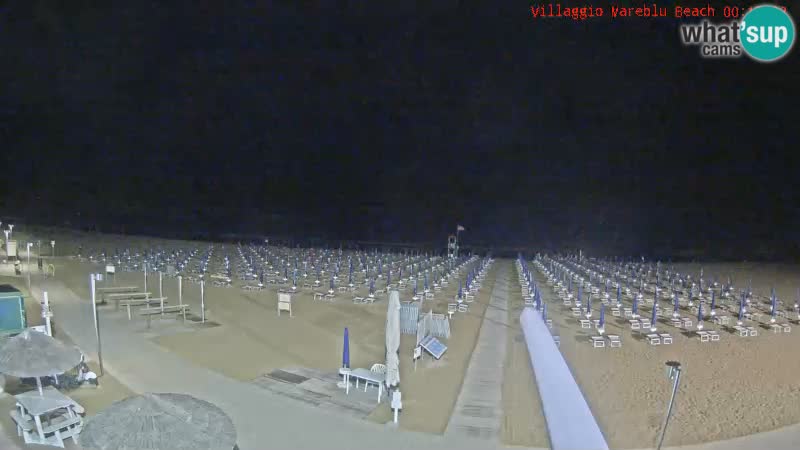 Spiaggia Webcam Villaggio Mare Blu Bibione Pineda