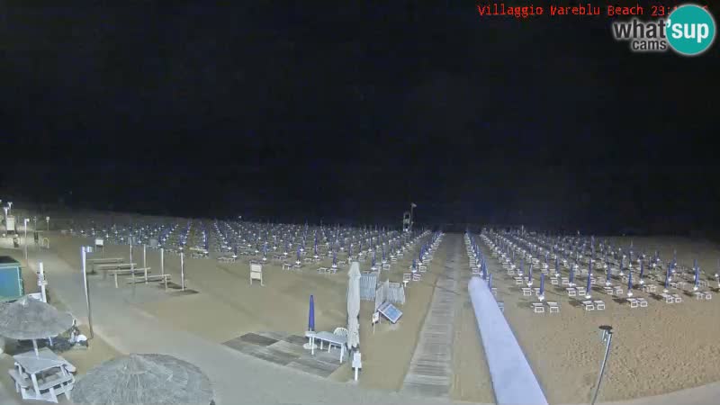 Spiaggia Webcam Villaggio Mare Blu Bibione Pineda