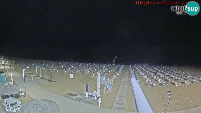 Web kamera uživo na plaži Villaggio Mare Blu Bibione Pineda – Italija