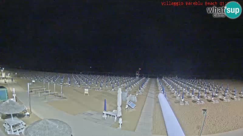 Playa webcam en vivo Villaggio Mare Blu Bibione Pineda – Italia