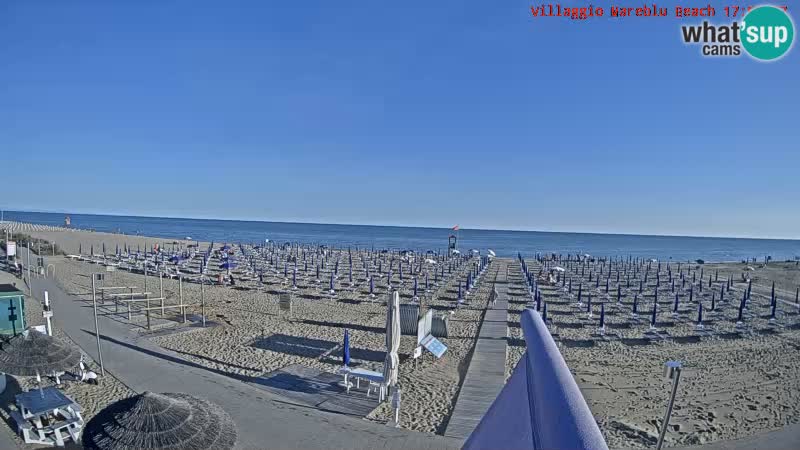 Der Strand Villaggio Mare Blu webcam Bibione Pineda – Italien
