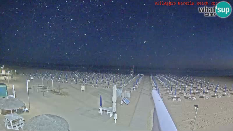 The beach Livecam Villaggio Mare Blu Bibione Pineda – Italy