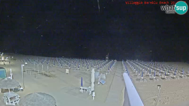 Web kamera uživo na plaži Villaggio Mare Blu Bibione Pineda – Italija