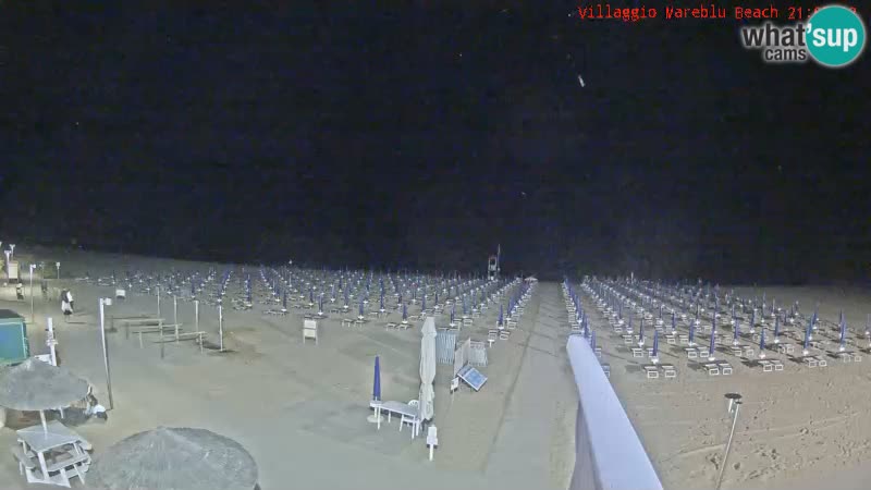 Web kamera uživo na plaži Villaggio Mare Blu Bibione Pineda – Italija