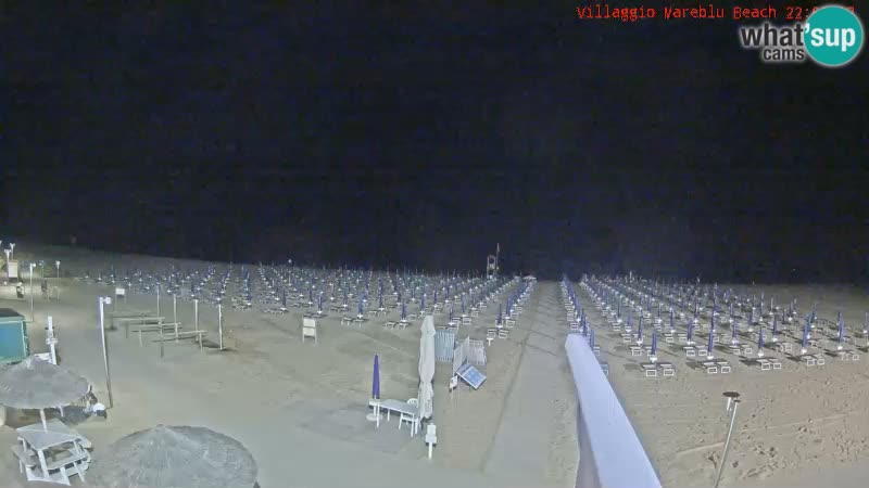 The beach Livecam Villaggio Mare Blu Bibione Pineda – Italy
