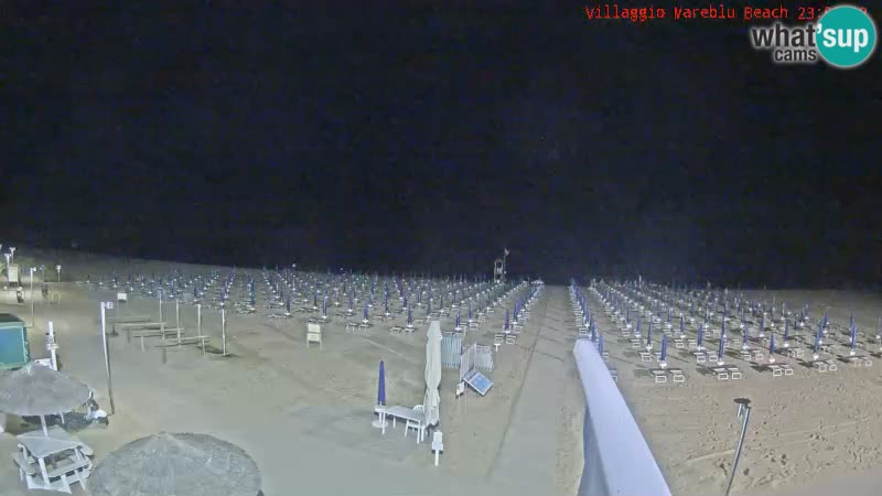 Webcam en direct de la plage Villaggio Mare Blu Bibione Pineda – Italie