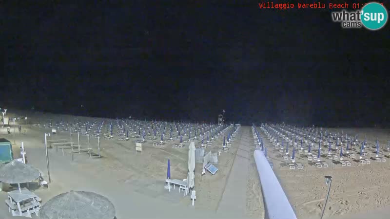 The beach Livecam Villaggio Mare Blu Bibione Pineda – Italy