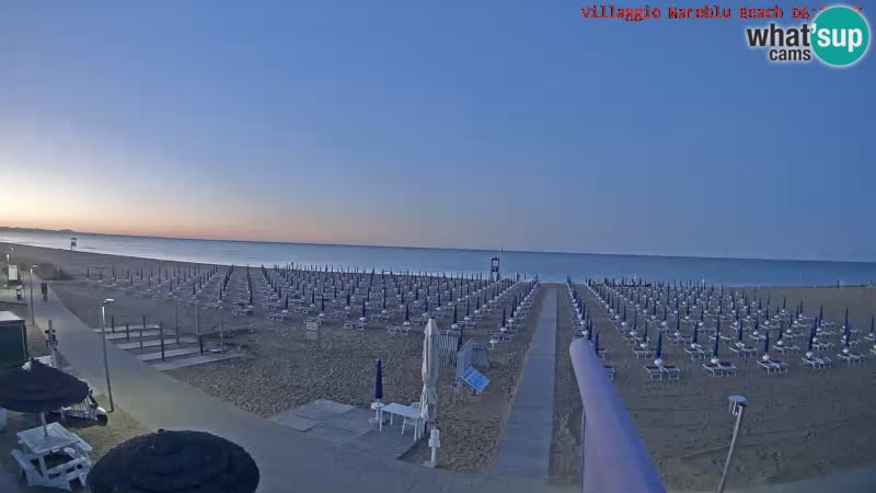 Der Strand Villaggio Mare Blu webcam Bibione Pineda – Italien
