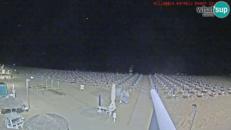 Web kamera uživo na plaži Villaggio Mare Blu Bibione Pineda – Italija