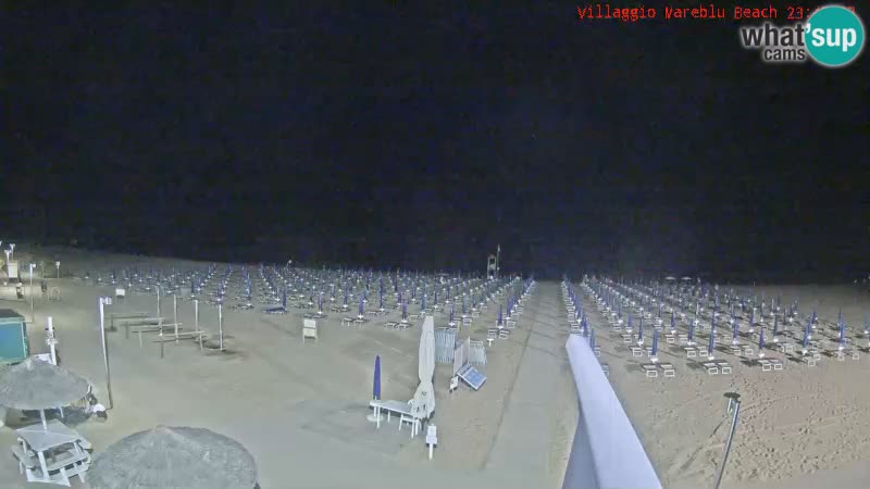 The beach Livecam Villaggio Mare Blu Bibione Pineda – Italy