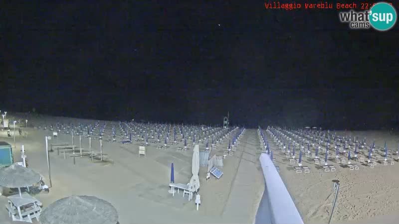 Web kamera uživo na plaži Villaggio Mare Blu Bibione Pineda – Italija