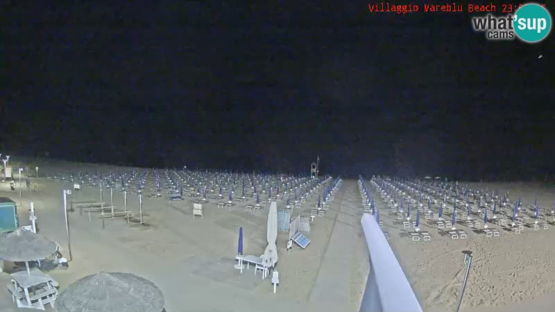 Spiaggia Webcam Villaggio Mare Blu Bibione Pineda