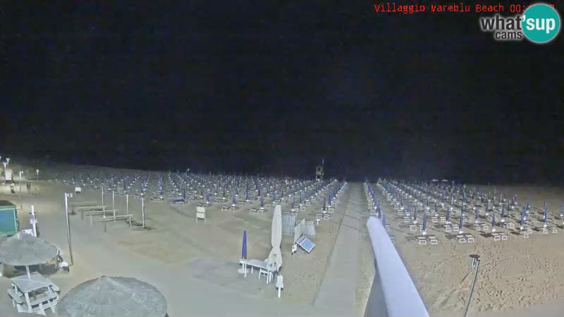 Web kamera uživo na plaži Villaggio Mare Blu Bibione Pineda – Italija