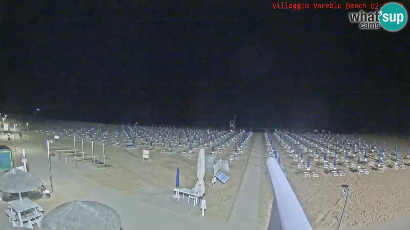 Der Strand Villaggio Mare Blu webcam Bibione Pineda – Italien