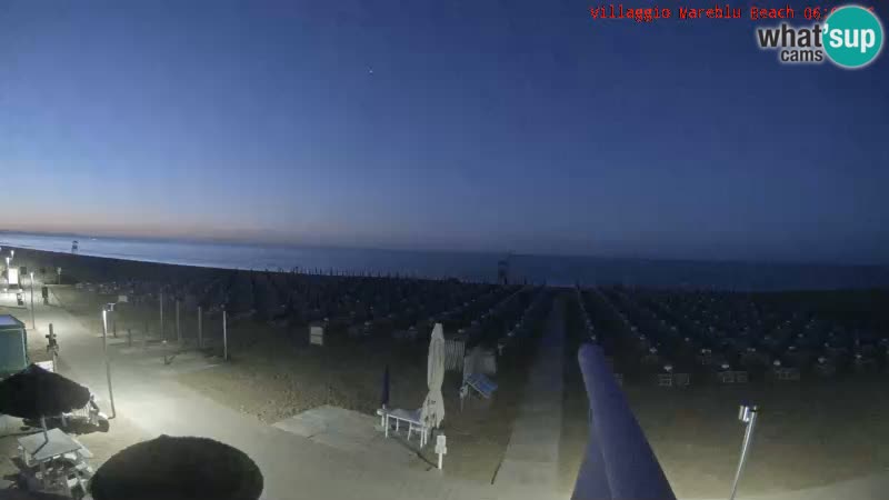 The beach Livecam Villaggio Mare Blu Bibione Pineda – Italy