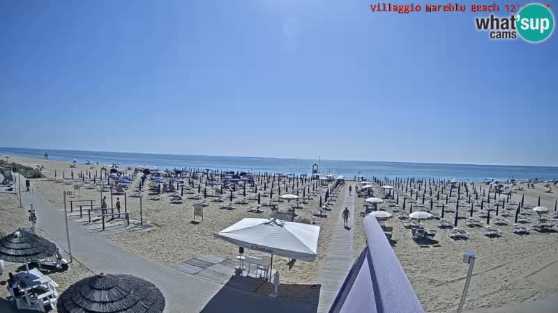 The beach Livecam Villaggio Mare Blu Bibione Pineda – Italy