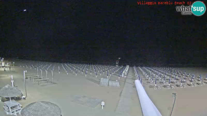 The beach Livecam Villaggio Mare Blu Bibione Pineda – Italy