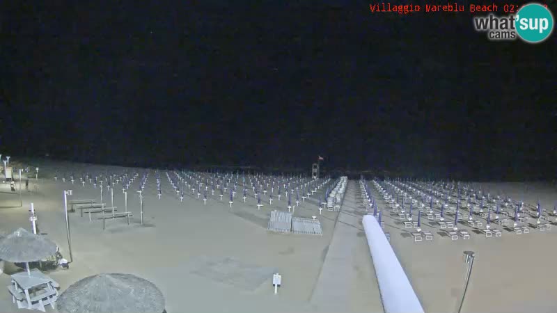 Spiaggia Webcam Villaggio Mare Blu Bibione Pineda