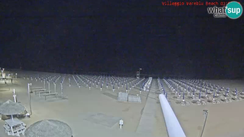 Playa webcam en vivo Villaggio Mare Blu Bibione Pineda – Italia