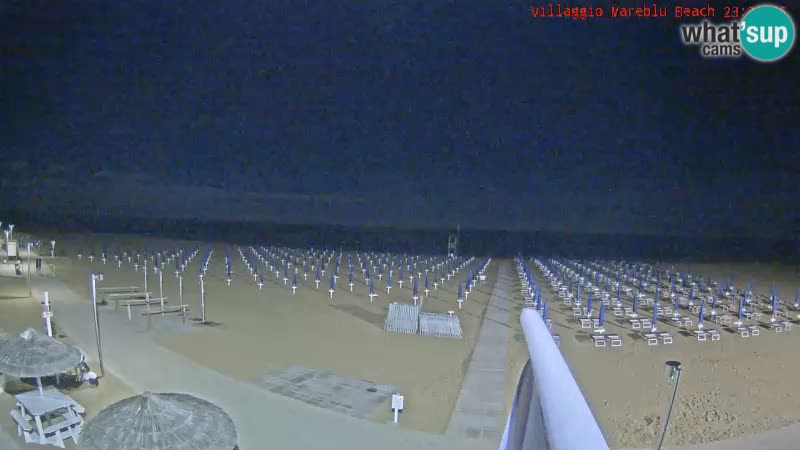 The beach Livecam Villaggio Mare Blu Bibione Pineda – Italy