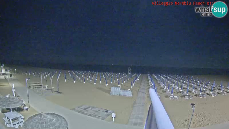 The beach Livecam Villaggio Mare Blu Bibione Pineda – Italy