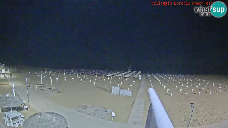 Der Strand Villaggio Mare Blu webcam Bibione Pineda – Italien