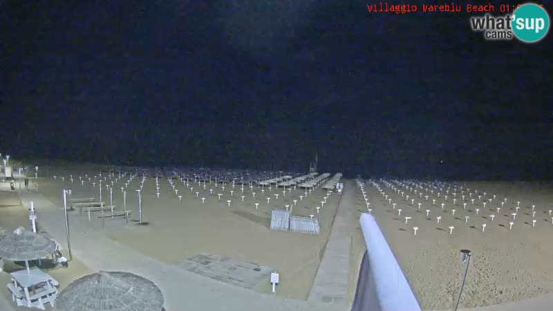 The beach Livecam Villaggio Mare Blu Bibione Pineda – Italy