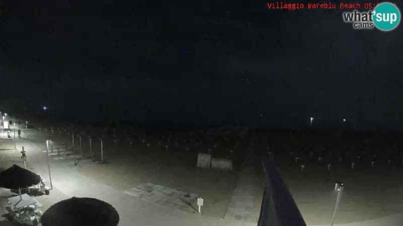 Playa webcam en vivo Villaggio Mare Blu Bibione Pineda – Italia