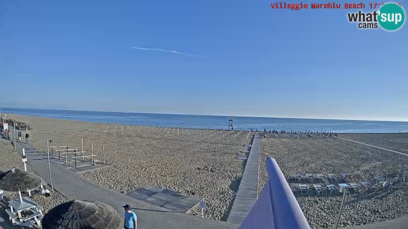 Der Strand Villaggio Mare Blu webcam Bibione Pineda – Italien