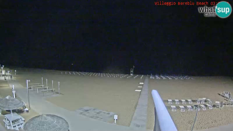 Web kamera uživo na plaži Villaggio Mare Blu Bibione Pineda – Italija