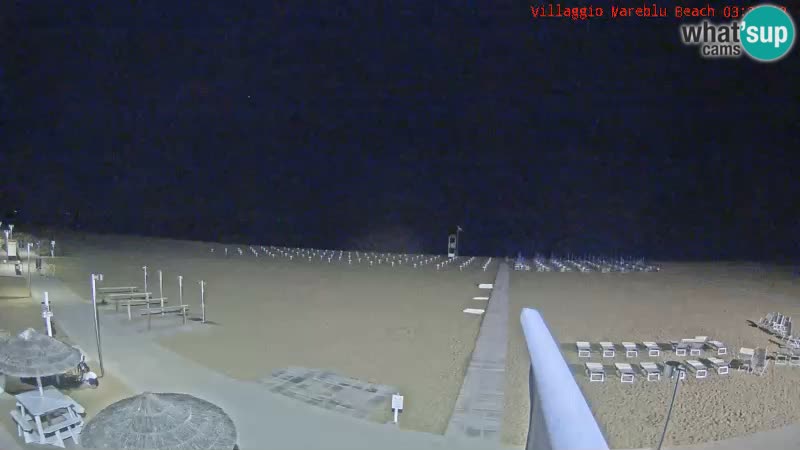 Spiaggia Webcam Villaggio Mare Blu Bibione Pineda